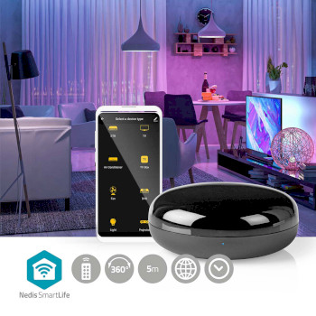 WIFIRC10CBK Smartlife ir afstandsbediening | wi-fi | universeel | signaalbereik: 5 m | 38 khz | usb gevoed | and Product foto