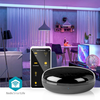 WIFIRC10CBK Smartlife ir afstandsbediening | wi-fi | universeel | signaalbereik: 5 m | 38 khz | usb gevoed | and Product foto