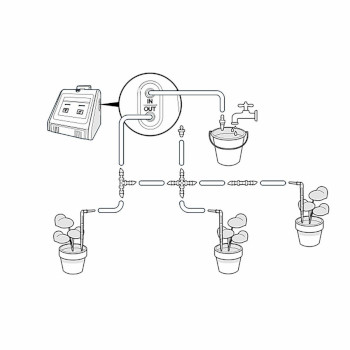 WIFIWP10GY Smartlife waterpomp | wi-fi | batterij gevoed / usb gevoed | ipx3 | maximale waterdruk: 0.3 bar | an Product foto