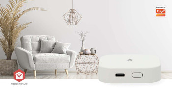 WIFIZB10WT Smartlife gateway | zigbee 3.0 | 40 apparaten | usb gevoed | android™ / ios | wit Product foto