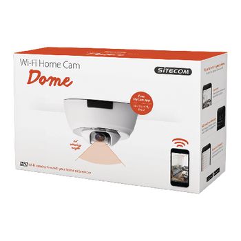 WLC-3000 Hd pan-tilt ip-camera binnen 1280x720 wit/zwart Verpakking foto