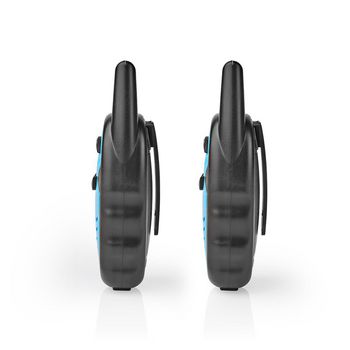 WLTK0300BU Walkie talkie set | 2 handsets | tot 3 km | frequentiekanalen: 3 | ptt | tot 3 uur | blauw / zwart Verpakking foto