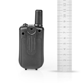 WLTK0500BK Walkie talkie set | 2 handsets | tot 5 km | frequentiekanalen: 8 | ptt / vox | tot 2,5 uur | zwart Product foto