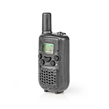 WLTK0500BK Walkie talkie set | 2 handsets | tot 5 km | frequentiekanalen: 8 | ptt / vox | tot 2,5 uur | zwart Product foto