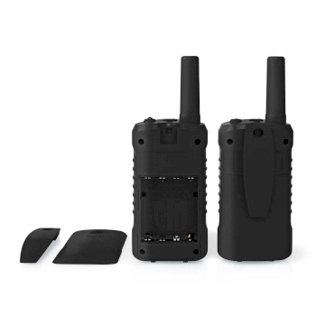 WLTK0610BK Walkie talkie set | 2 handsets | tot 6 km | frequentiekanalen: 8 | ptt / vox | tot 3 uur | koptelefo Product foto