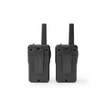 WLTK1010BK Walkie talkie set | 2 handsets | tot 10 km | frequentiekanalen: 8 | ptt / vox | tot 6 uur | oplaadst Product foto