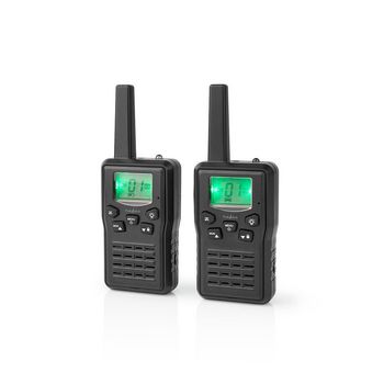 WLTK1010BK Walkie talkie set | 2 handsets | tot 10 km | frequentiekanalen: 8 | ptt / vox | tot 6 uur | oplaadst Product foto