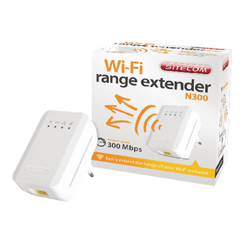 WLX-1000 Draadloze repeater/extender n300 2.4 ghz 10/100 mbit wit