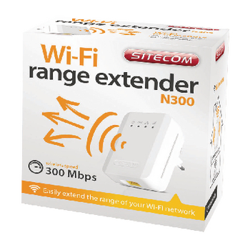 WLX-1000 Draadloze repeater/extender n300 2.4 ghz 10/100 mbit wit Verpakking foto