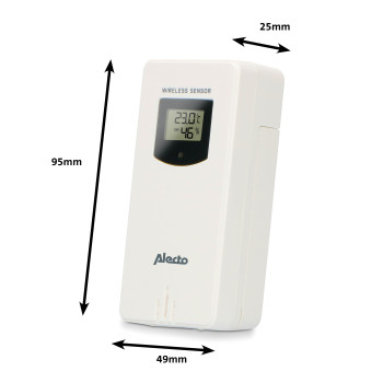 WS-1560 Weerstation met draadloze sensor bamboe Product foto