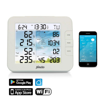 WS5400 Ws5400 professional 8-in-1 wi-fi-weerstation met app en draadloze buitensensor Product foto