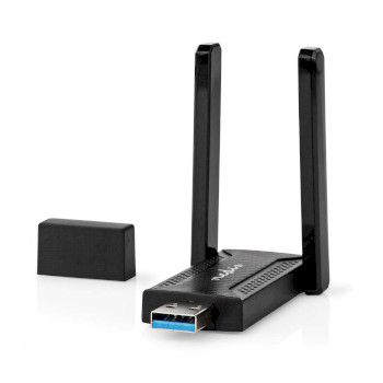 WSNWA1210BK Netwerk-dongel | wi-fi | ac1200 | 2.4/5 ghz (dual band) | usb3.0 | wi-fi-snelheid totaal: 1200 mbps 