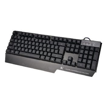 X2K4002USB Bedraad keyboard gaming usb 2.0 us international zwart