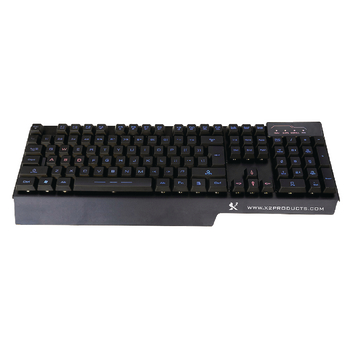 X2K4002USB Bedraad keyboard gaming usb 2.0 us international zwart Product foto
