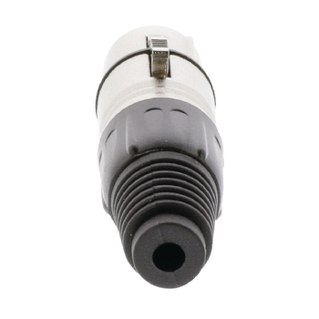 XLR-4F Connector xlr 4-pin female metaal zilver Product foto