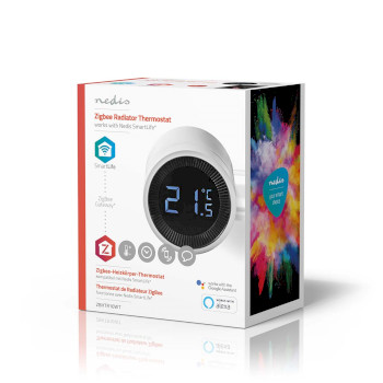 ZBHTR10WT Smartlife radiatorbediening | zigbee 3.0 | batterij gevoed | lcd | android™ / ios Verpakking foto