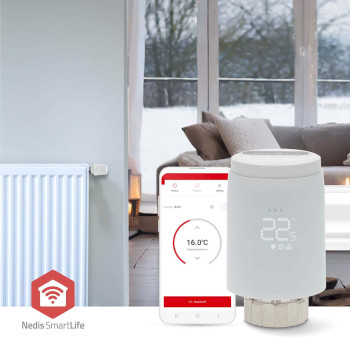 ZBHTR20WT Smartlife radiatorbediening | zigbee 3.0 | batterij gevoed | led | android™ / ios Product foto