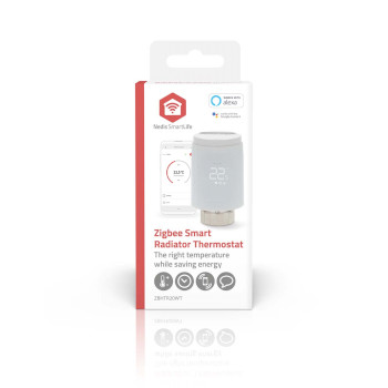 ZBHTR20WT Smartlife radiatorbediening | zigbee 3.0 | batterij gevoed | led | android™ / ios  foto