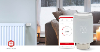 ZBHTR20WT Smartlife radiatorbediening | zigbee 3.0 | batterij gevoed | led | android™ / ios Product foto