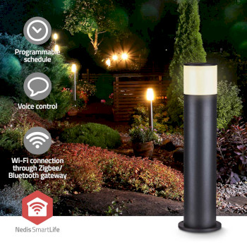 ZBLOP10RGBW Smartlife buitenlamp | 360 lm | zigbee 3.0 | 10 + 4 w | rgb / warm wit | 2700 k | aluminium | androi Product foto