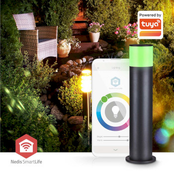 ZBLOP10RGBW Smartlife buitenlamp | 360 lm | zigbee 3.0 | 10 + 4 w | rgb / warm wit | 2700 k | aluminium | androi Product foto