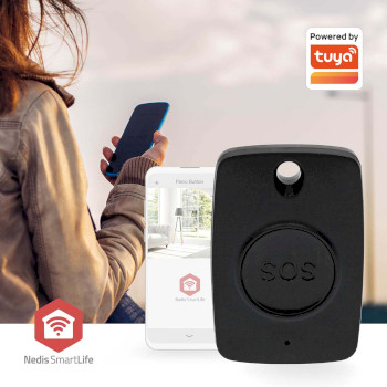 ZBPB10BK Smart home paniekknop | zigbee 3.0 | batterijtype: cr2450 | zwart Product foto