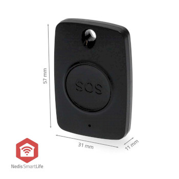 ZBPB10BK Smart home paniekknop | zigbee 3.0 | batterijtype: cr2450 | zwart Product foto