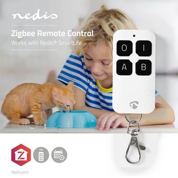 ZBRC10WT Smartlife afstandsbediening | zigbee 3.0 | aantal knoppen: 4 | android™ / ios | wit Product foto