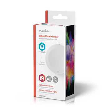 ZBSC10WT Smartlife klimaatsensor | zigbee 3.0 | batterij gevoed | android™ / ios | wit Verpakking foto
