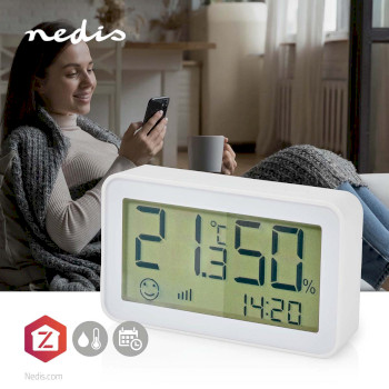 ZBSC30WT Smartlife klimaatsensor | zigbee 3.0 | batterij gevoed | android™ / ios | wit Product foto