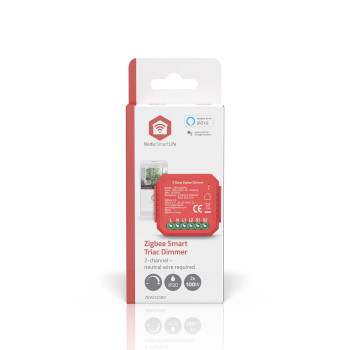 ZBWD20RD Smartlife modules | zigbee 3.0 | 2x100 w | kroonsteen | app beschikbaar voor: android™ / ios  foto